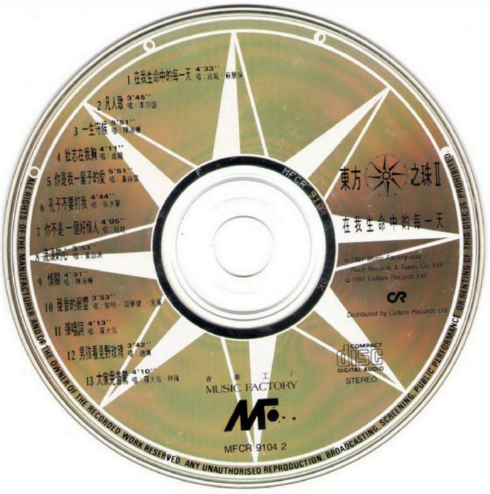 群星《东方之珠》滚石音乐工厂首版5CD[WAV+CUE]
