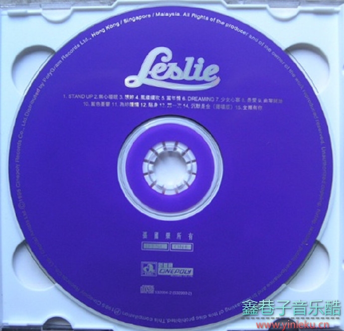 张国荣1995-所有[新宝艺]2CD[WAV整轨]