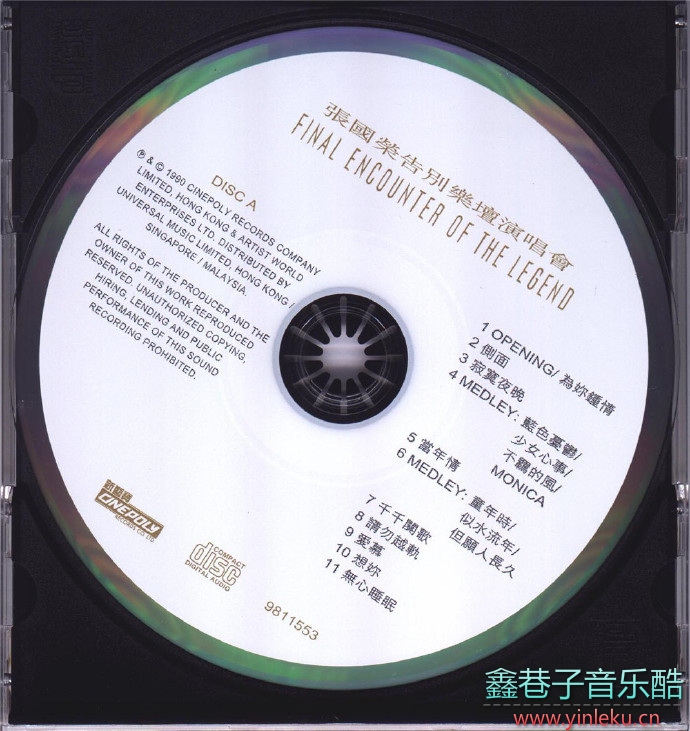 张国荣1990-张国荣告别乐坛演唱会[新宝艺]2CD[WAV整轨]