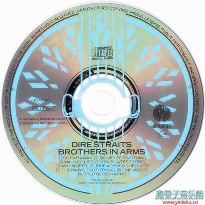 Dire Straits - Brothers In Arms Japan-for-US[日本三洋压制美国华纳首版]