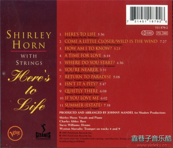 Shirley.Horn-Here's.to.life[FLAC+CUE]