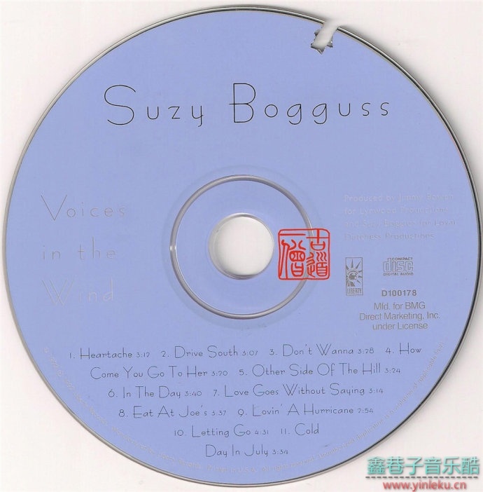 Suzy Boggus-Voices In The Wind乡村女歌手[WAV+CUE]