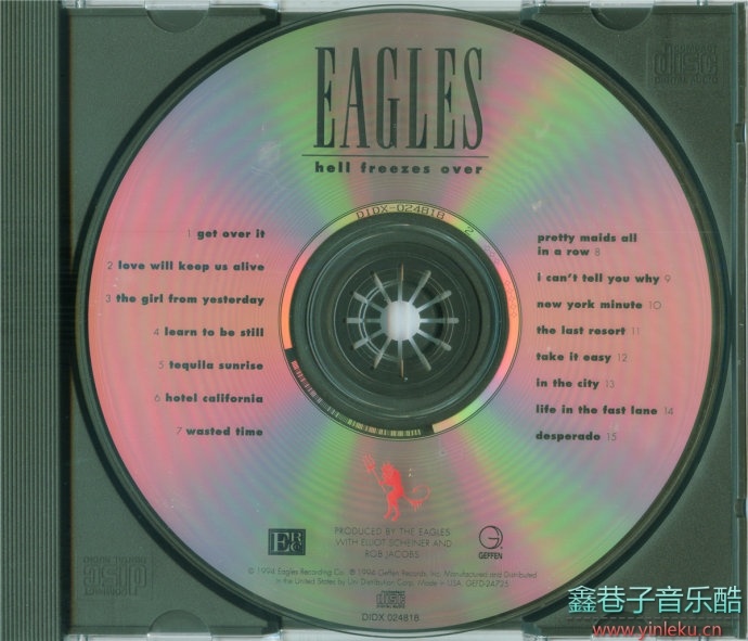 Eagles-HellFreezesOver[冰封地狱](94年美国索尼版)[WAV整轨]