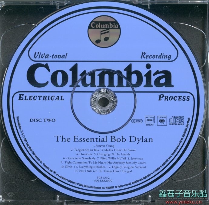 鲍勃·迪伦《世纪典藏2CD》2001[FLAC整轨]