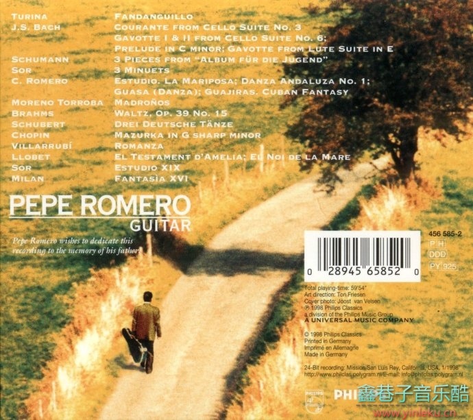 佩佩·罗梅洛《父亲教我的歌》1998[FLAC整轨]