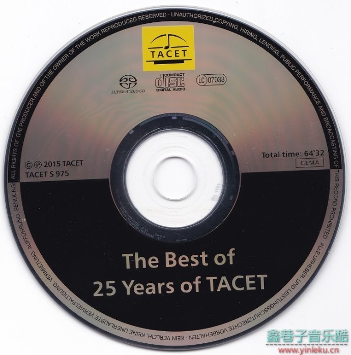 TACET紀念25週年精选Various-25yearsofTacet[WAV整轨]