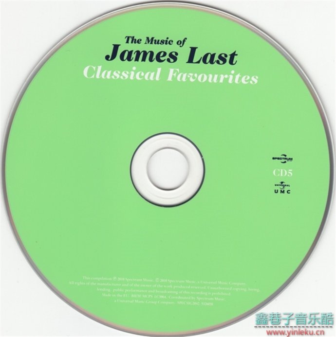The-Music-of-James-Last《100-Classic-Favourites》5CD[WAV+CUE]