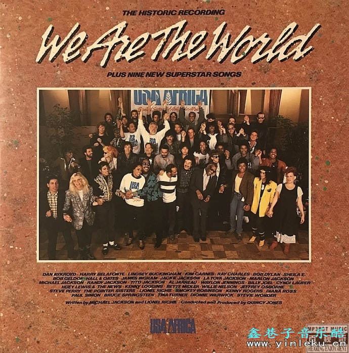 群星 - 《USA For Africa - We Are The World 四海一家》1985 美版LP[24Bit 96KHz WAV 高解析]