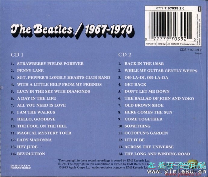 TheBeatles-BlueAlbum1967-19702CD[FLAC+CUE]