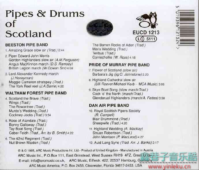 《苏格兰风笛与鼓》1995[FLAC+CUE整轨]