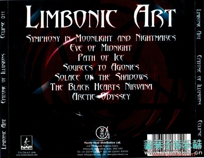 挪威交响黑金属乐队LimbonicArt1996-2017（8CD）[FLAC+CUE]