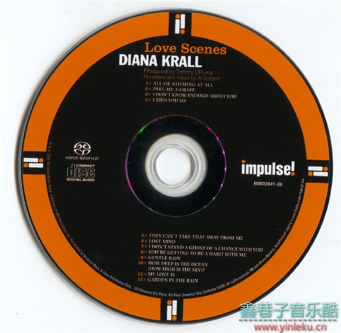 DianaKrall-《LoveScenes》（爱的故事SACD)[SACD-R]