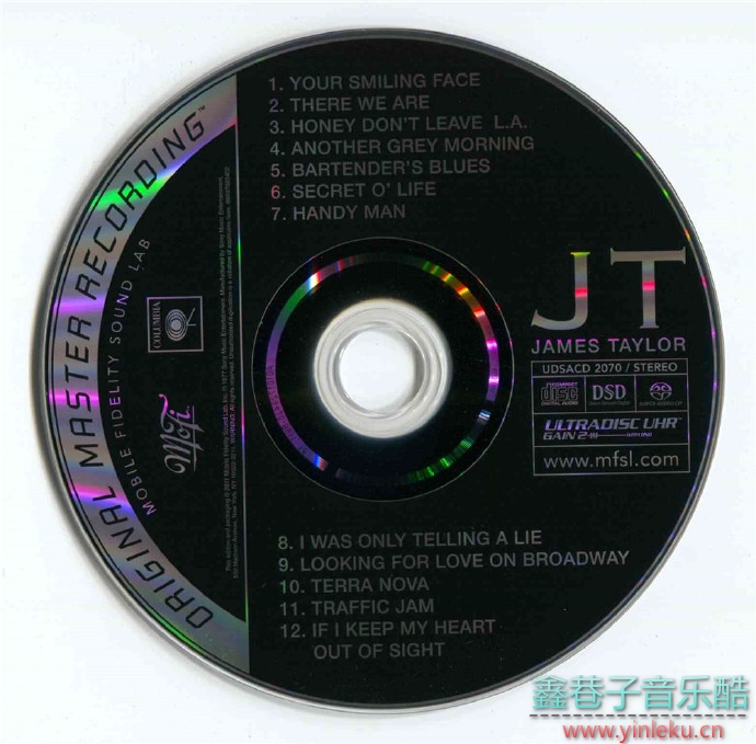 MFSL发烧碟摇滚巨星JamesTaylor《JT》[SACD-R]