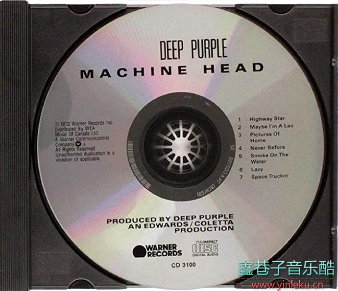 深紫乐队《机器头MachineHead》1998[WAV+CUE]