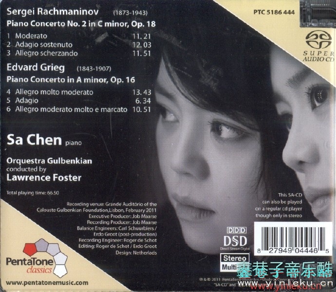 陈萨《格里格、拉赫玛尼诺夫钢琴协奏曲》2011[FLAC+CUE]