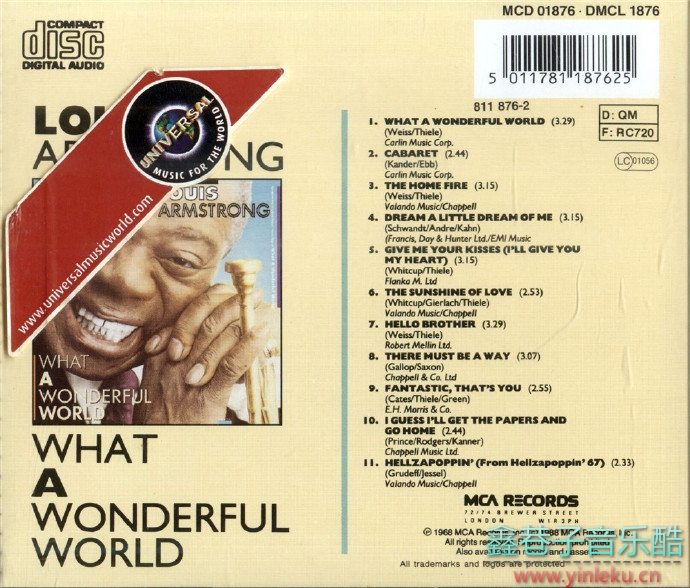 Louis.Armstrong《What.A.Wonderful.World》1988[WAV分轨]