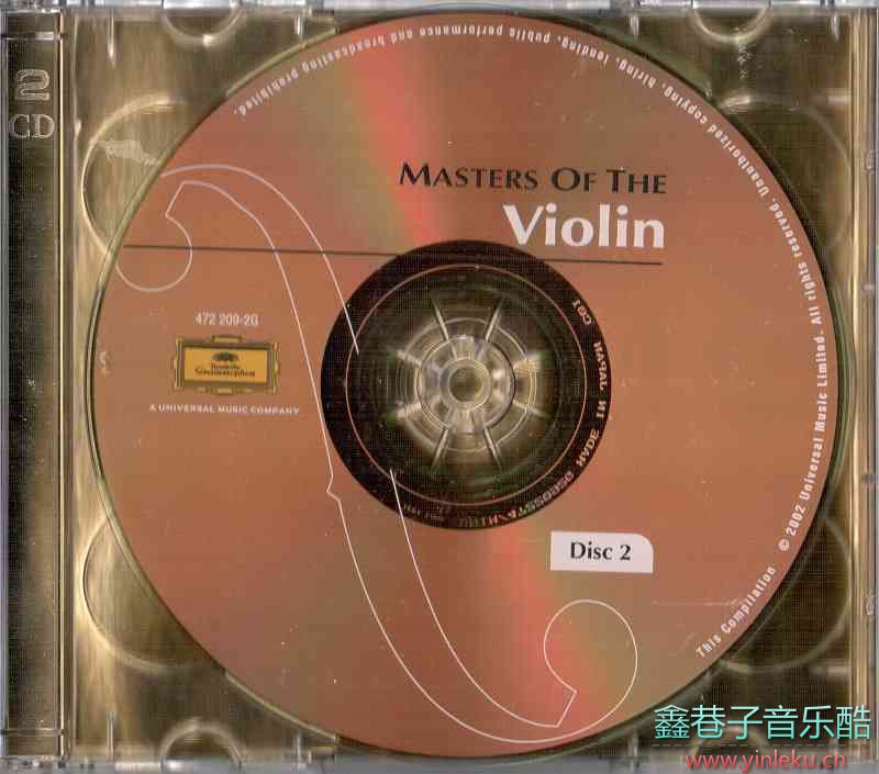 DG小提琴大师精选集(24K金碟2CD)[正版CD原抓WAV+CUE]