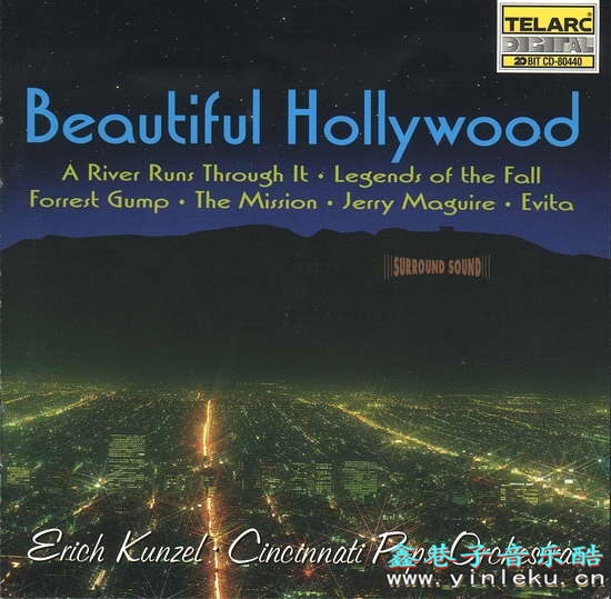 Telarc录音 艾瑞克·孔泽尔《Beautiful Hollywood 美丽的好莱坞》18部电影配乐