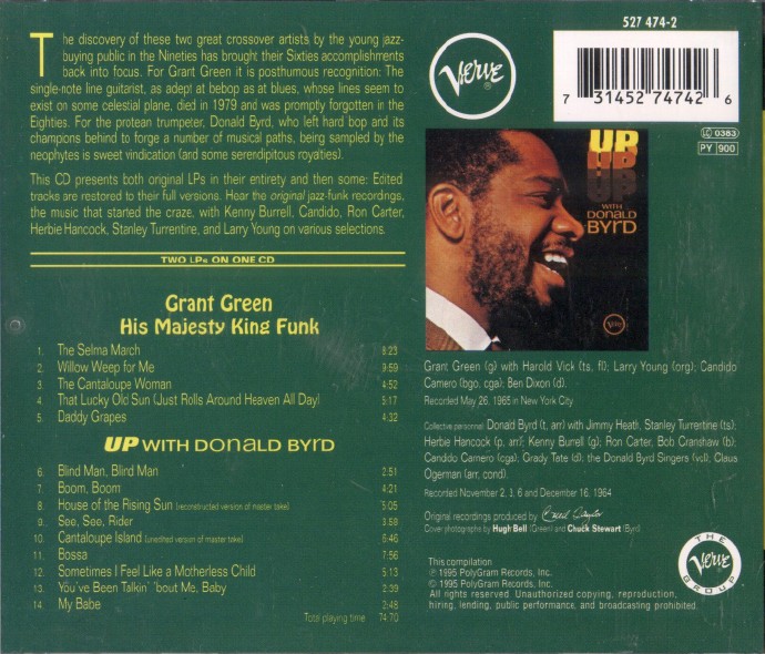 【爵士乐】Grant.Green、Donald.Byrd《双LP合集》1995[FLAC+CUE/整轨]