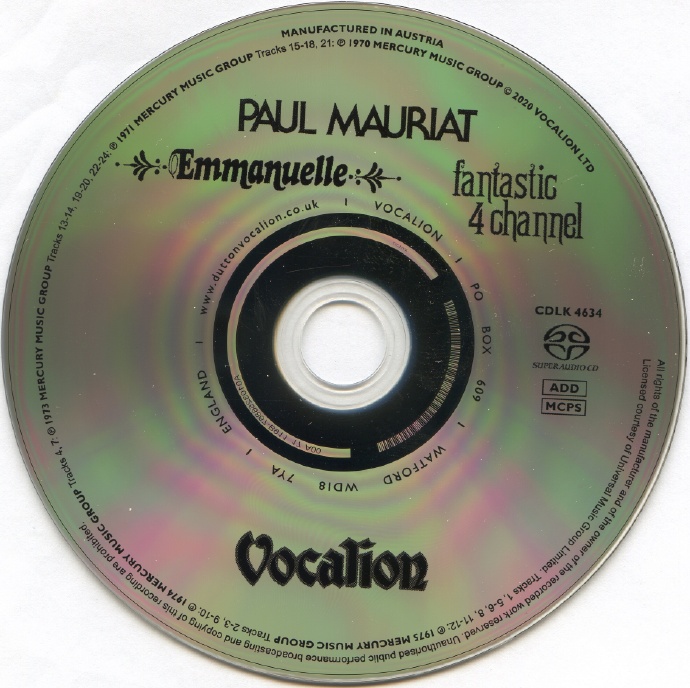PaulMauria-2020-EmmanuelleFantastic4Channel(VocalionCDLK4634,Austria,SACD)[WAV+