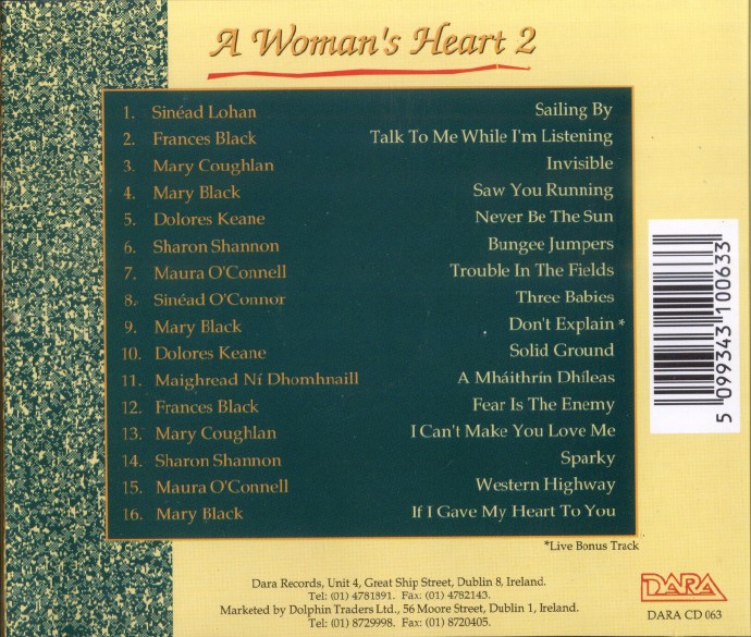 【发烧女声】《AWomansHeart2(女人心2)》1994[FLAC+CUE/整轨]