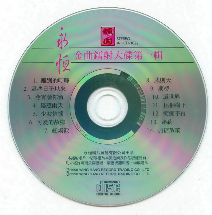 群星.1990-永恒金曲镭射大碟3辑【永恒】【WAV+CUE】
