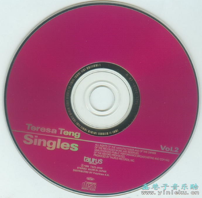 邓丽君《Singles》2CD(金牛宫版)[正版原抓WAV+CUE]