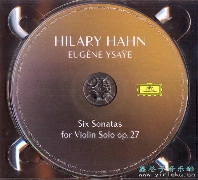 【古典音乐】希拉里·哈恩《伊萨伊-无伴奏小提琴奏鸣曲》2023[FLAC+CUE整轨]