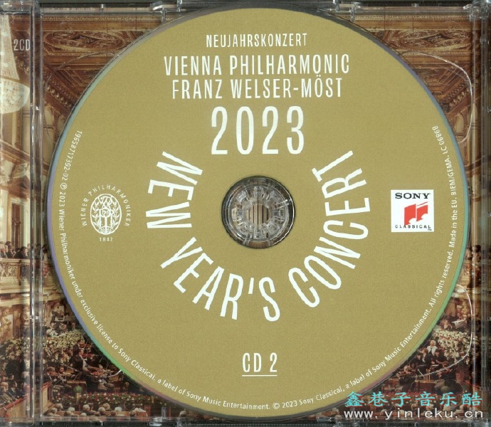【古典音乐】威尔瑟-莫斯特《2023年维也纳新年音乐会》2CD.2023[FLAC+CUE整轨]